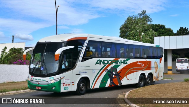 Empresa de Transportes Andorinha 6275 na cidade de Ourinhos, São Paulo, Brasil, por Francisco Ivano. ID da foto: 12096690.