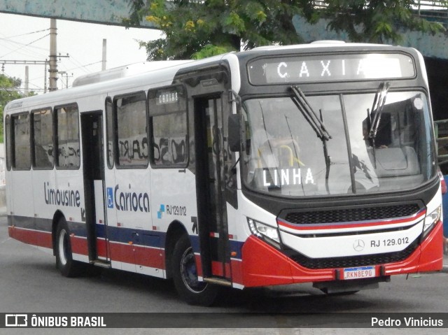 Empresa de Transportes Limousine Carioca RJ 129.012 na cidade de Duque de Caxias, Rio de Janeiro, Brasil, por Pedro Vinicius. ID da foto: 12096092.