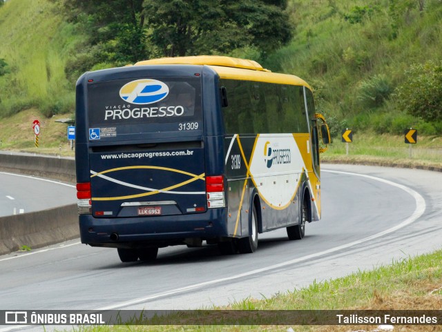 Viação Progresso 31309 na cidade de Juiz de Fora, Minas Gerais, Brasil, por Tailisson Fernandes. ID da foto: 12096550.