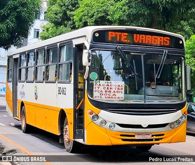 Belém Rio Transportes BD-062 na cidade de Belém, Pará, Brasil, por Pedro Lucas Freitas. ID da foto: 12094429.