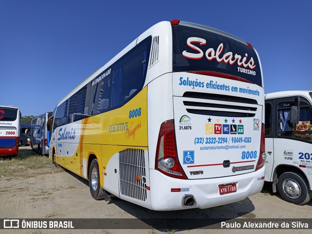 Solaris Turismo 8008 na cidade de Aparecida, São Paulo, Brasil, por Paulo Alexandre da Silva. ID da foto: 12097890.