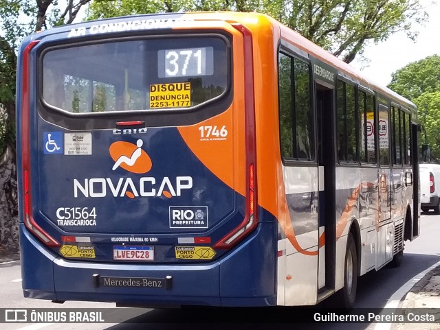 Viação Novacap C51564 na cidade de Rio de Janeiro, Rio de Janeiro, Brasil, por Guilherme Pereira Costa. ID da foto: 12097291.