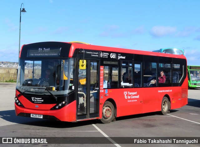 Go Cornwall Bus 2212 na cidade de Penzance, Cornwall, Inglaterra, por Fábio Takahashi Tanniguchi. ID da foto: 12098498.