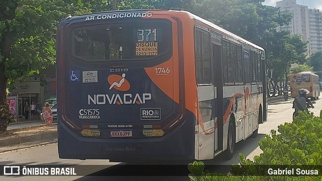 Viação Novacap C51575 na cidade de Rio de Janeiro, Rio de Janeiro, Brasil, por Gabriel Sousa. ID da foto: 12098446.