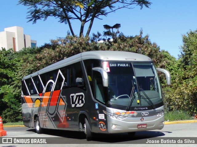 VB Transportes e Turismo 10030 na cidade de São Paulo, São Paulo, Brasil, por Joase Batista da Silva. ID da foto: 12097955.