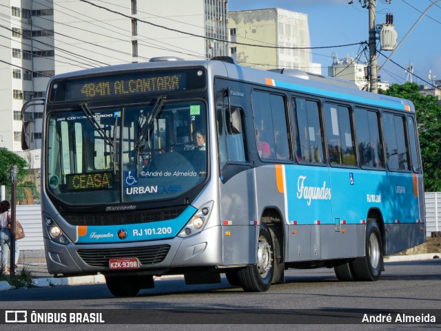 Auto Ônibus Fagundes RJ 101.200 na cidade de Niterói, Rio de Janeiro, Brasil, por André Almeida. ID da foto: 12098123.