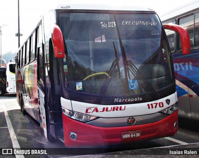 Expresso Cajuru 1170 na cidade de Aparecida, São Paulo, Brasil, por Isaias Ralen. ID da foto: 12099261.