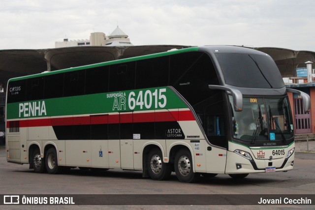Empresa de Ônibus Nossa Senhora da Penha 64015 na cidade de Porto Alegre, Rio Grande do Sul, Brasil, por Jovani Cecchin. ID da foto: 12099197.
