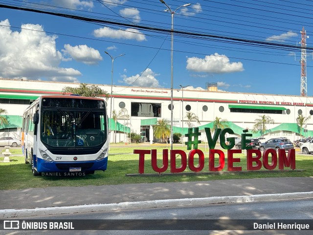 CMT - Consórcio Metropolitano Transportes 219 na cidade de Várzea Grande, Mato Grosso, Brasil, por Daniel Henrique. ID da foto: 12098595.