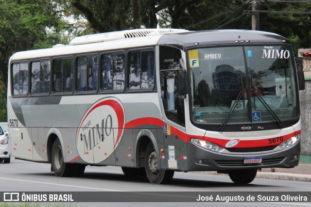 Viação Mimo 5670 na cidade de São José dos Campos, São Paulo, Brasil, por José Augusto de Souza Oliveira. ID da foto: 12099076.