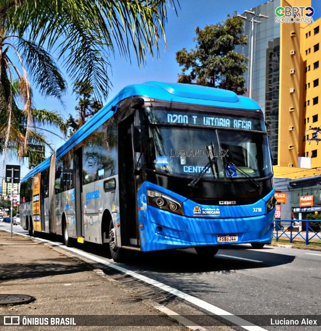 BRT Sorocaba Concessionária de Serviços Públicos SPE S/A 3218 na cidade de Sorocaba, São Paulo, Brasil, por Luciano Alex. ID da foto: 12098117.