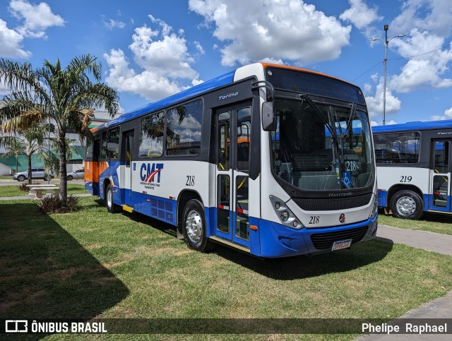 CMT - Consórcio Metropolitano Transportes 218 na cidade de Várzea Grande, Mato Grosso, Brasil, por Phelipe  Raphael. ID da foto: 12098098.