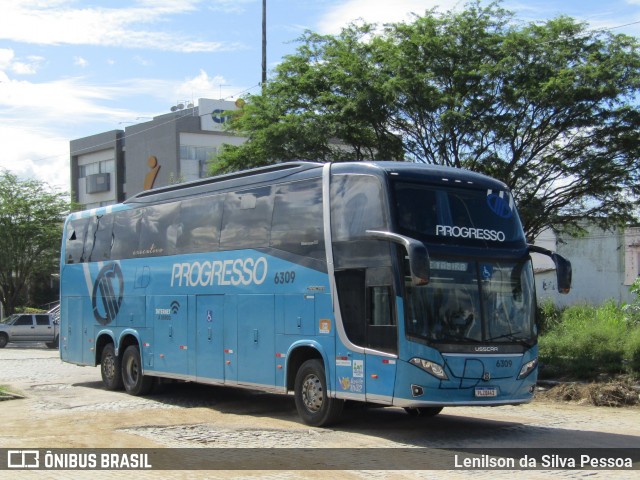 Auto Viação Progresso 6309 na cidade de Caruaru, Pernambuco, Brasil, por Lenilson da Silva Pessoa. ID da foto: 12098201.