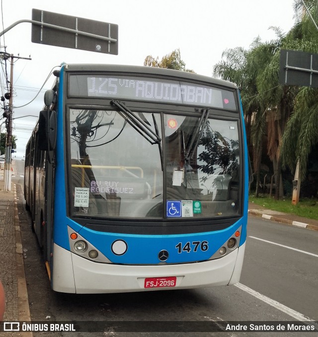 VB Transportes e Turismo 1476 na cidade de Campinas, São Paulo, Brasil, por Andre Santos de Moraes. ID da foto: 12099256.