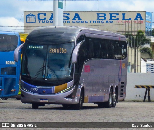 Rota Transportes Rodoviários 8995 na cidade de Vitória da Conquista, Bahia, Brasil, por Davi Santos. ID da foto: 12096997.