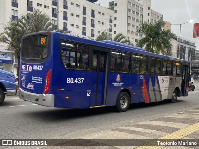 Next Mobilidade - ABC Sistema de Transporte 80.437 na cidade de São Caetano do Sul, São Paulo, Brasil, por Teotonio Mariano. ID da foto: 12098905.