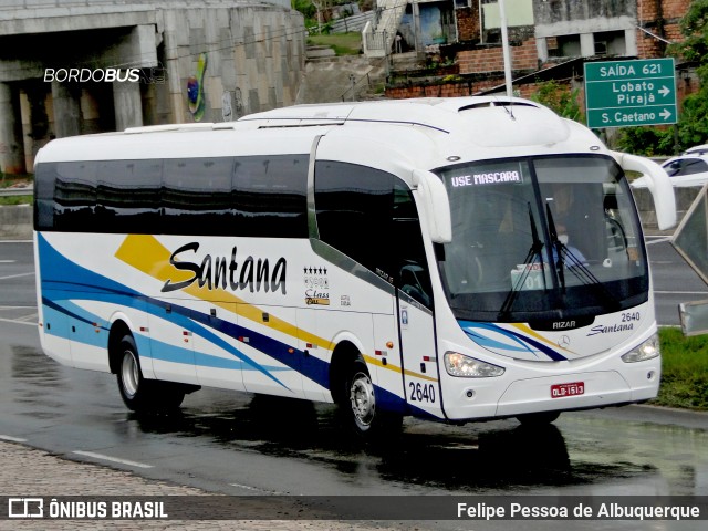 Empresas de Transportes Santana e São Paulo 2640 na cidade de Salvador, Bahia, Brasil, por Felipe Pessoa de Albuquerque. ID da foto: 12098675.