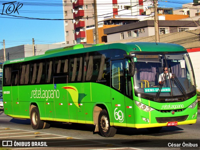 Setelagoano 19135 na cidade de Belo Horizonte, Minas Gerais, Brasil, por César Ônibus. ID da foto: 12098972.