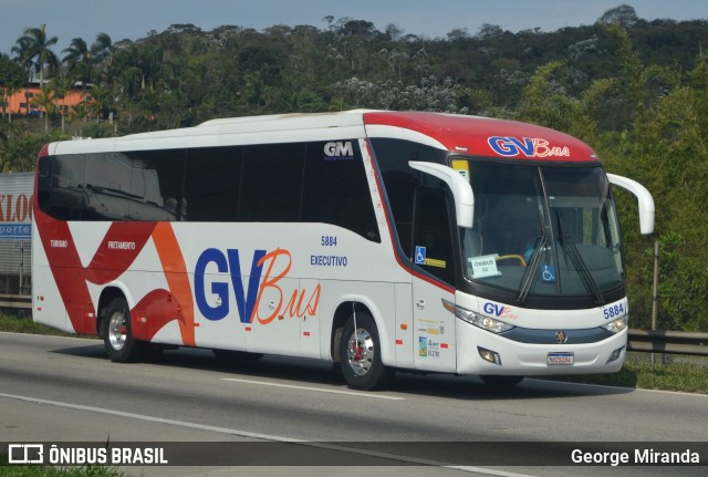 GV Bus Transportes e Turismo 5884 na cidade de Santa Isabel, São Paulo, Brasil, por George Miranda. ID da foto: 12097728.