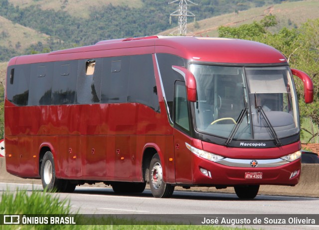 Ônibus Particulares 4302 na cidade de Roseira, São Paulo, Brasil, por José Augusto de Souza Oliveira. ID da foto: 12098980.