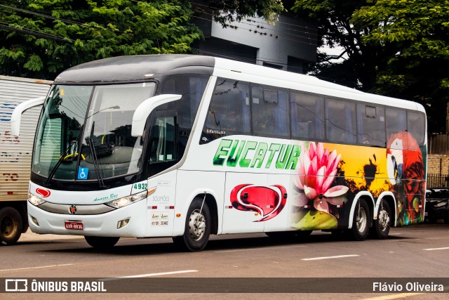 Eucatur - Empresa União Cascavel de Transportes e Turismo 4932 na cidade de Toledo, Paraná, Brasil, por Flávio Oliveira. ID da foto: 12098760.