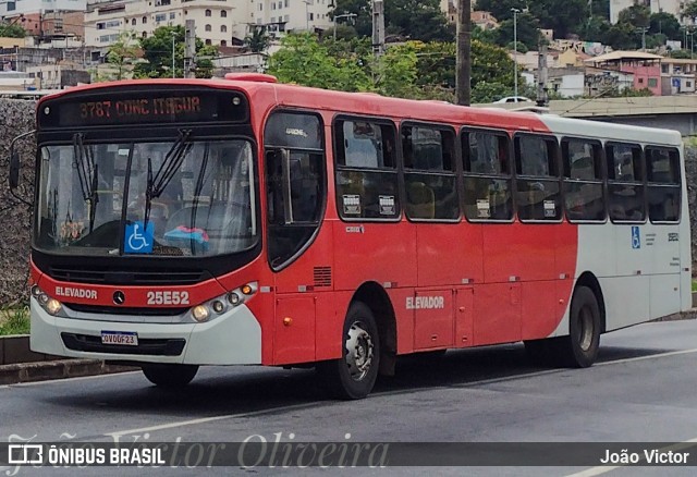 Companhia Coordenadas de Transportes 25E52 na cidade de Belo Horizonte, Minas Gerais, Brasil, por João Victor. ID da foto: 12097544.