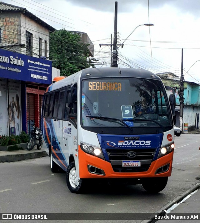 EDACOS Transportes Coletivos Especiais e Turismo 3924039 na cidade de Manaus, Amazonas, Brasil, por Bus de Manaus AM. ID da foto: 12097333.