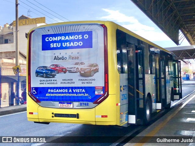 City Transporte Urbano Intermodal Sorocaba 2762 na cidade de Sorocaba, São Paulo, Brasil, por Guilherme Justo. ID da foto: 12096889.