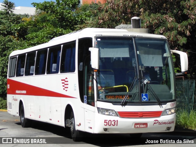 Empresa de Ônibus Pássaro Marron 5031 na cidade de São Paulo, São Paulo, Brasil, por Joase Batista da Silva. ID da foto: 12097872.