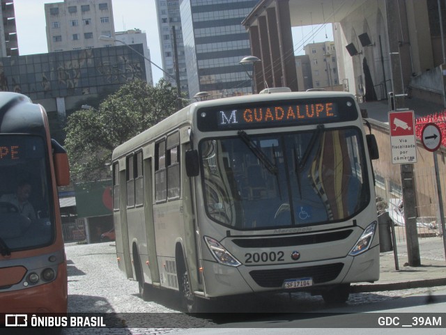 Auto Viação São José dos Pinhais 20002 na cidade de Curitiba, Paraná, Brasil, por GDC __39AM. ID da foto: 12097095.