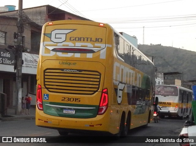Empresa Gontijo de Transportes 23015 na cidade de Timóteo, Minas Gerais, Brasil, por Joase Batista da Silva. ID da foto: 12098547.