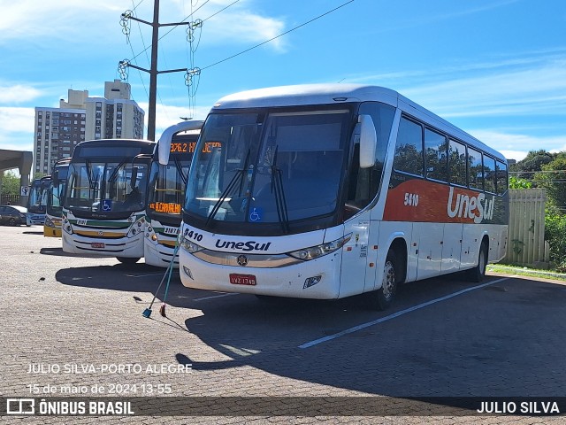 Unesul de Transportes 5410 na cidade de Porto Alegre, Rio Grande do Sul, Brasil, por JULIO SILVA. ID da foto: 12098776.
