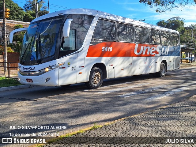 Unesul de Transportes 5410 na cidade de Porto Alegre, Rio Grande do Sul, Brasil, por JULIO SILVA. ID da foto: 12098831.