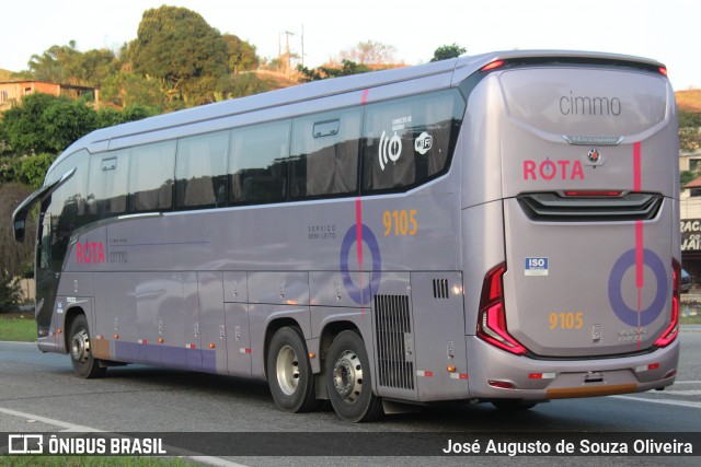 Rota Transportes Rodoviários 9105 na cidade de Barra do Piraí, Rio de Janeiro, Brasil, por José Augusto de Souza Oliveira. ID da foto: 12101585.