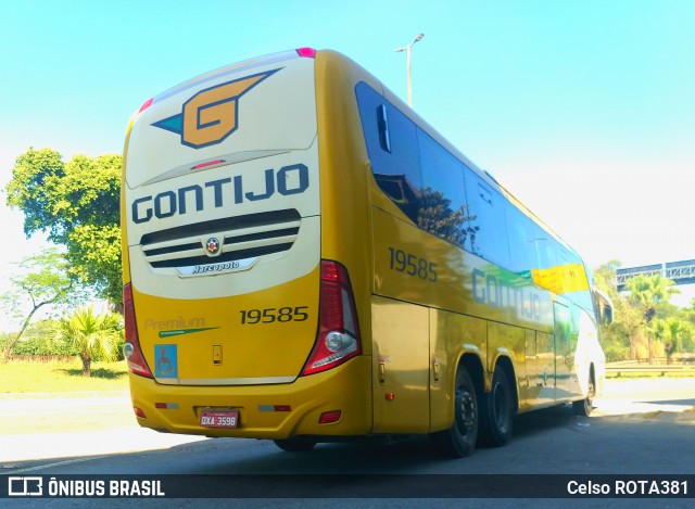 Empresa Gontijo de Transportes 19585 na cidade de Ipatinga, Minas Gerais, Brasil, por Celso ROTA381. ID da foto: 12102171.