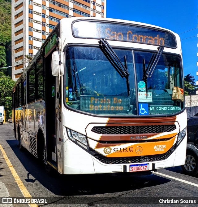 Erig Transportes > Gire Transportes A63508 na cidade de Rio de Janeiro, Rio de Janeiro, Brasil, por Christian Soares. ID da foto: 12099479.