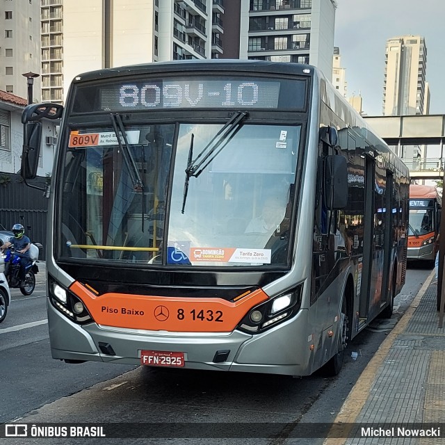 TRANSPPASS - Transporte de Passageiros 8 1432 na cidade de São Paulo, São Paulo, Brasil, por Michel Nowacki. ID da foto: 12100031.