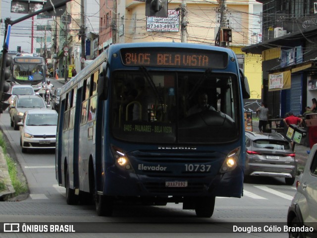 São Cristóvão Transportes 10737 na cidade de Belo Horizonte, Minas Gerais, Brasil, por Douglas Célio Brandao. ID da foto: 12101240.
