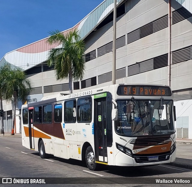 Erig Transportes > Gire Transportes A63540 na cidade de Rio de Janeiro, Rio de Janeiro, Brasil, por Wallace Velloso. ID da foto: 12100991.