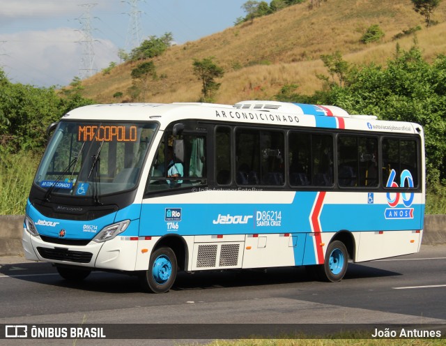 Auto Viação Jabour D86214 na cidade de Seropédica, Rio de Janeiro, Brasil, por João Antunes. ID da foto: 12100943.