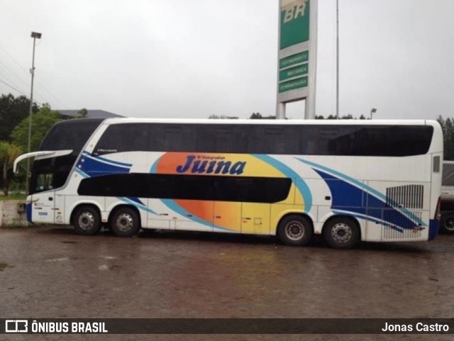 Viação Juína 1200 na cidade de Cuiabá, Mato Grosso, Brasil, por Jonas Castro. ID da foto: 12100173.