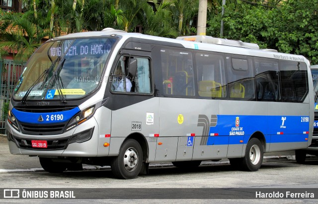 Transcooper > Norte Buss 2 6190 na cidade de São Paulo, São Paulo, Brasil, por Haroldo Ferreira. ID da foto: 12099987.