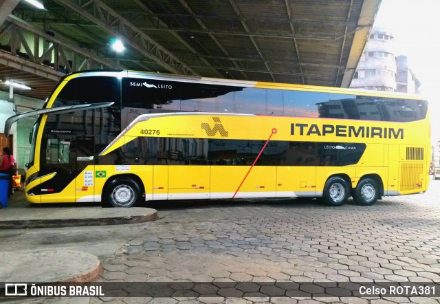 Viação Nova Itapemirim 40276 na cidade de Ipatinga, Minas Gerais, Brasil, por Celso ROTA381. ID da foto: 12101716.