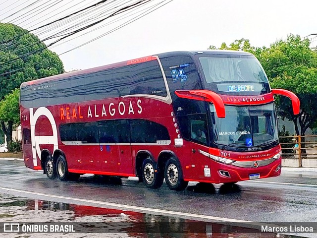 Real Alagoas de Viação 101 na cidade de Maceió, Alagoas, Brasil, por Marcos Lisboa. ID da foto: 12100456.