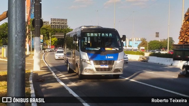 Transcooper > Norte Buss 2 6495 na cidade de São Paulo, São Paulo, Brasil, por Roberto Teixeira. ID da foto: 12100838.