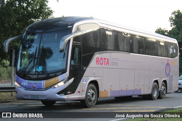 Rota Transportes Rodoviários 9105 na cidade de Barra do Piraí, Rio de Janeiro, Brasil, por José Augusto de Souza Oliveira. ID da foto: 12101597.