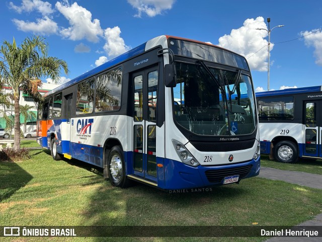 CMT - Consórcio Metropolitano Transportes 218 na cidade de Várzea Grande, Mato Grosso, Brasil, por Daniel Henrique. ID da foto: 12099487.