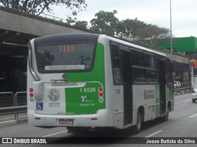 Transcooper > Norte Buss 1 6526 na cidade de São Paulo, São Paulo, Brasil, por Joase Batista da Silva. ID da foto: 12100754.