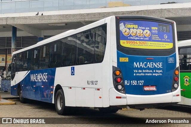 Rápido Macaense RJ 150.127 na cidade de Campos dos Goytacazes, Rio de Janeiro, Brasil, por Anderson Pessanha. ID da foto: 12101054.