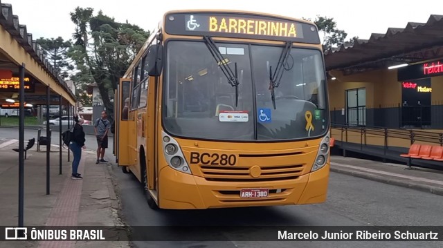 Transporte Coletivo Glória BC280 na cidade de Curitiba, Paraná, Brasil, por Marcelo Junior Ribeiro Schuartz. ID da foto: 12100129.